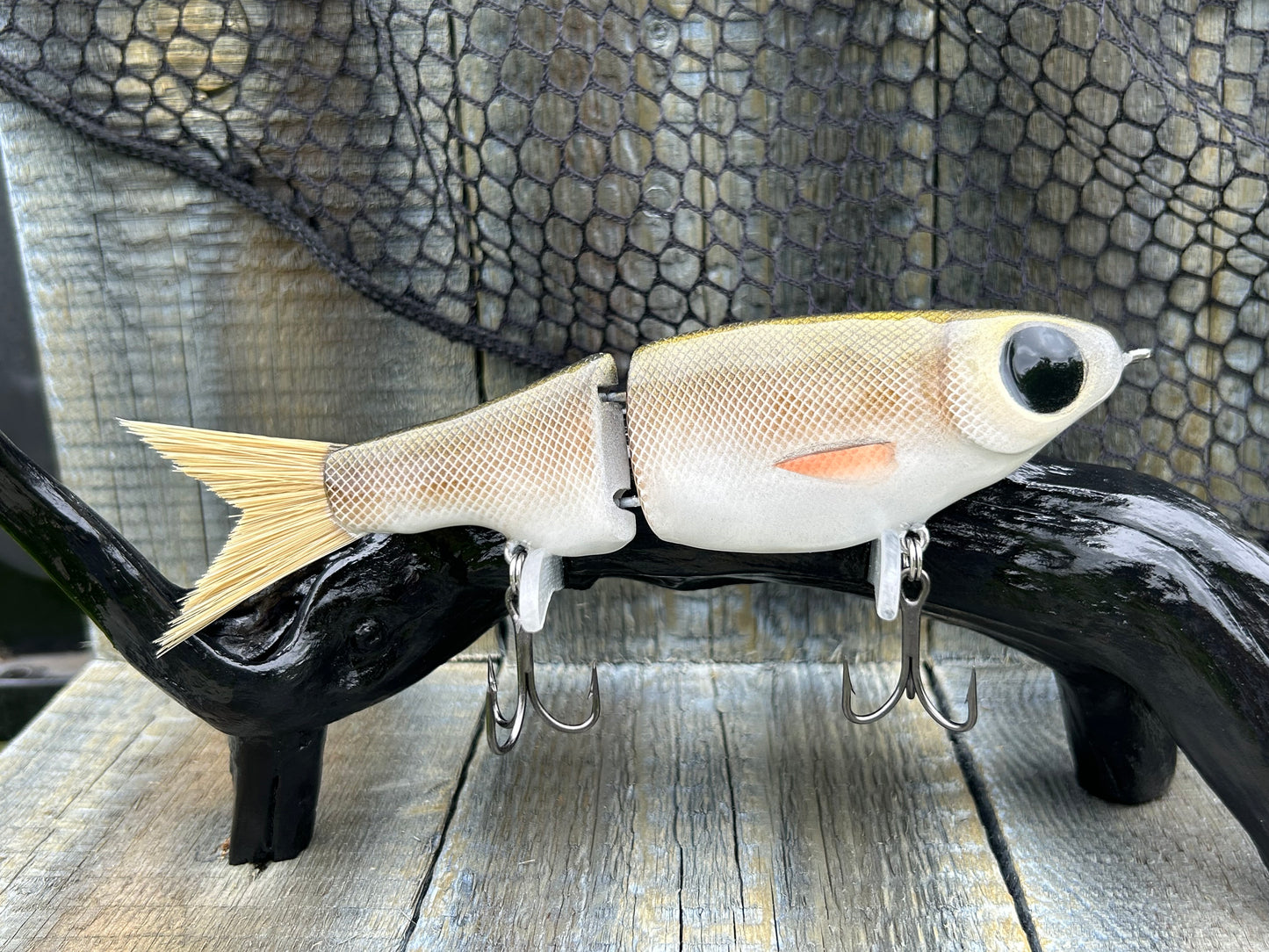 SOARDBAITS 7.5” SB SHAD SLIM RESIN GLIDE BAIT! 2.0 oz slow sink!
