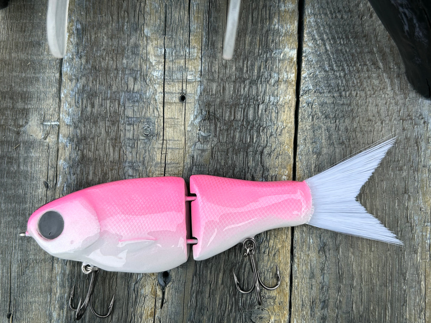 SOARDBAITS 6.75” SB SHAD MINI RESIN GLIDE BAIT! 1.9 oz slow sink!