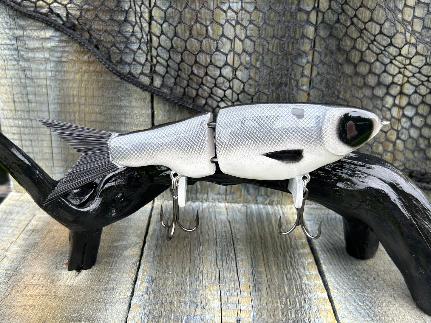 SOARDBAITS 7.5” SB SHAD SLIM RESIN GLIDE BAIT! 2.0 oz slow sink!