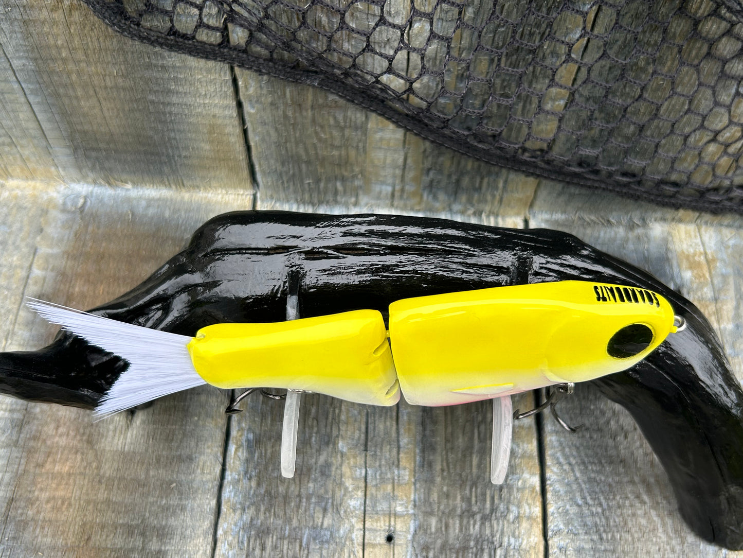 SOARDBAITS 6.75” SB SHAD MINI RESIN GLIDE BAIT! 1.9 oz slow sink!