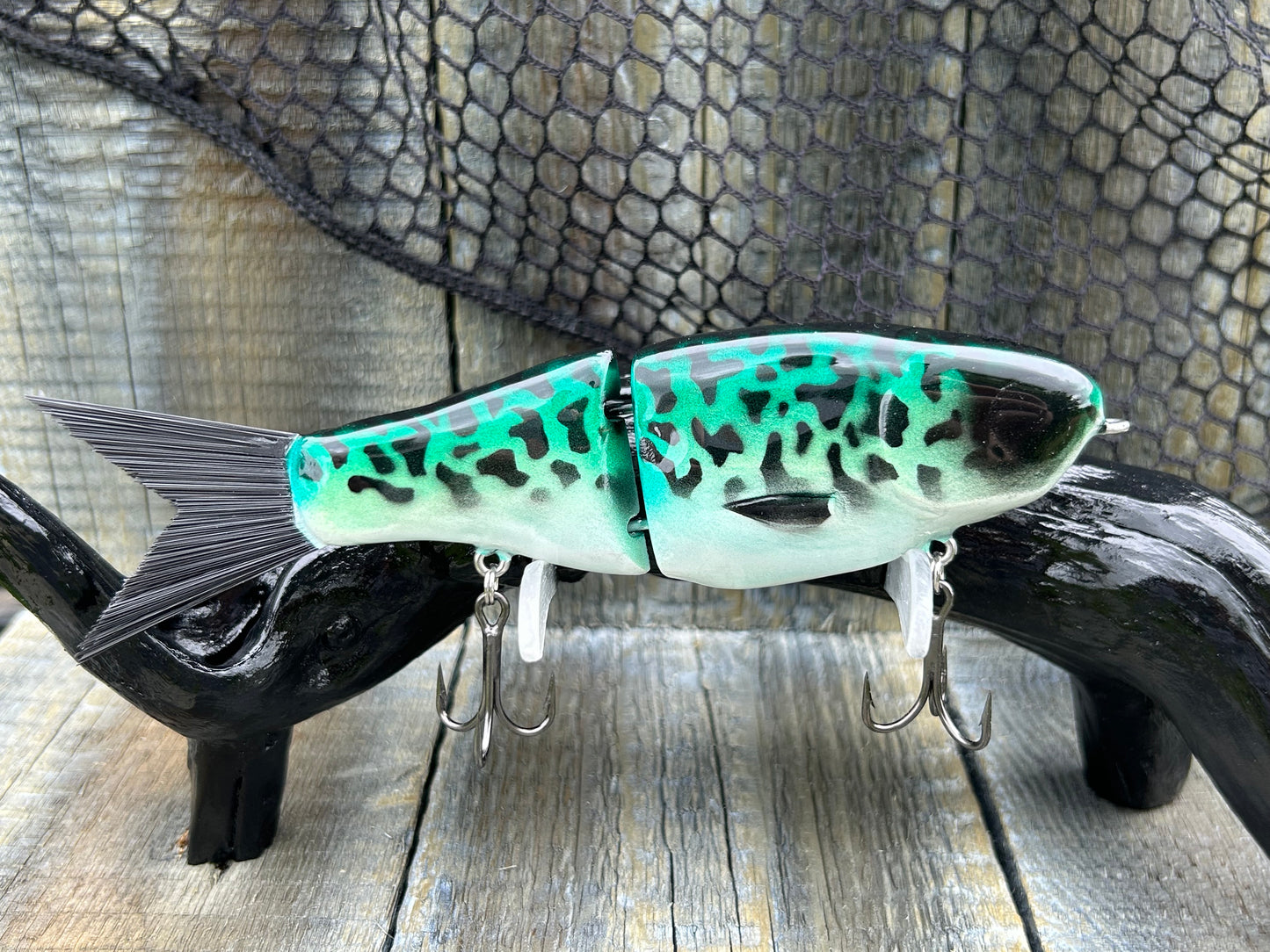 SOARDBAITS 6.75” SB SHAD MINI RESIN GLIDE BAIT! 1.9 oz slow sink!