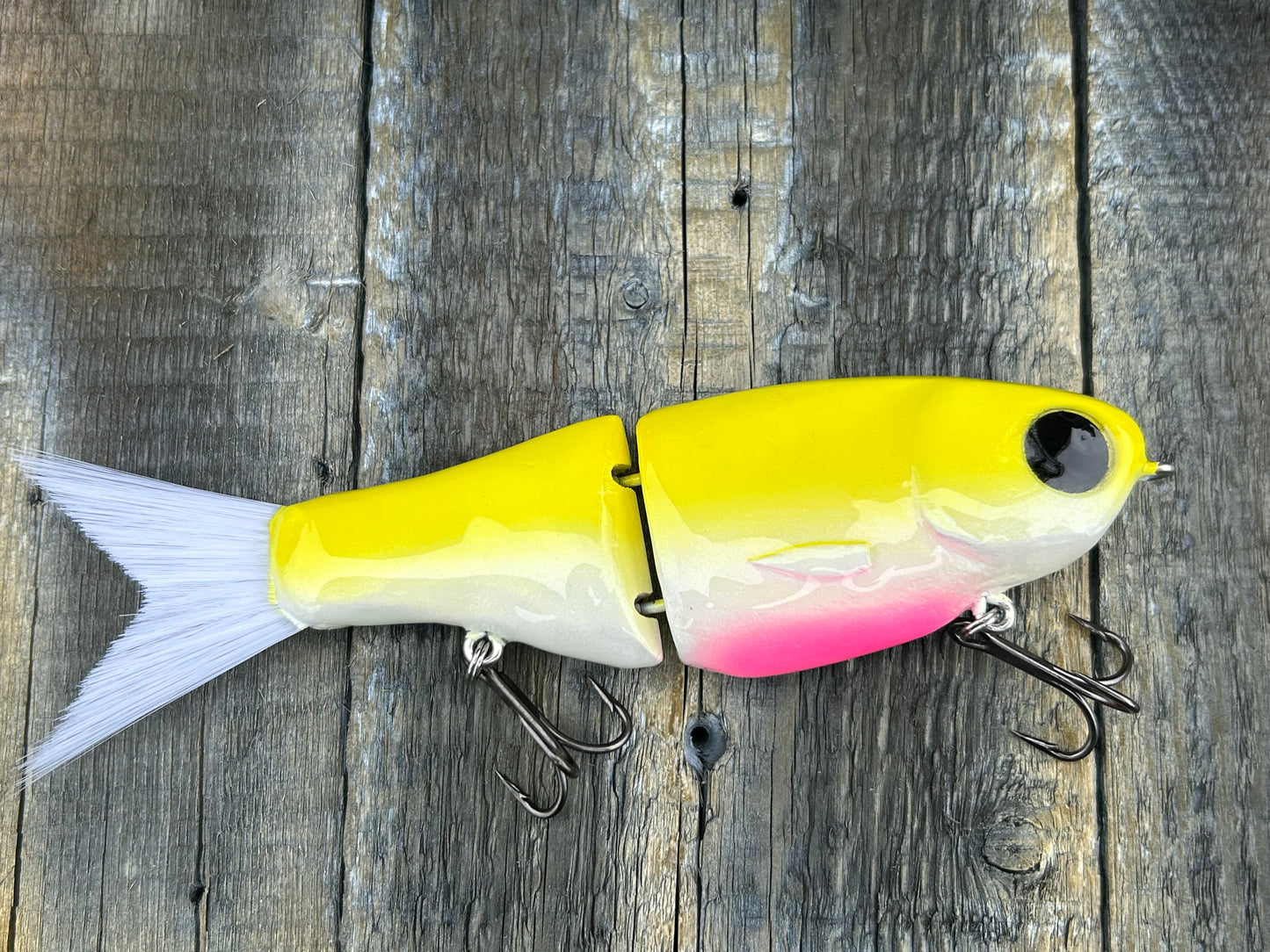 SOARDBAITS 6.75” SB SHAD MINI RESIN GLIDE BAIT! 1.9 oz slow sink!