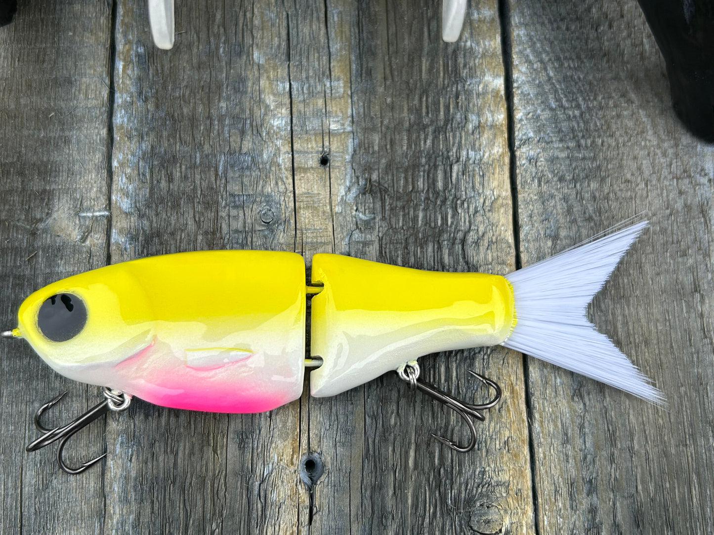 SOARDBAITS 6.75” SB SHAD MINI RESIN GLIDE BAIT! 1.9 oz slow sink!