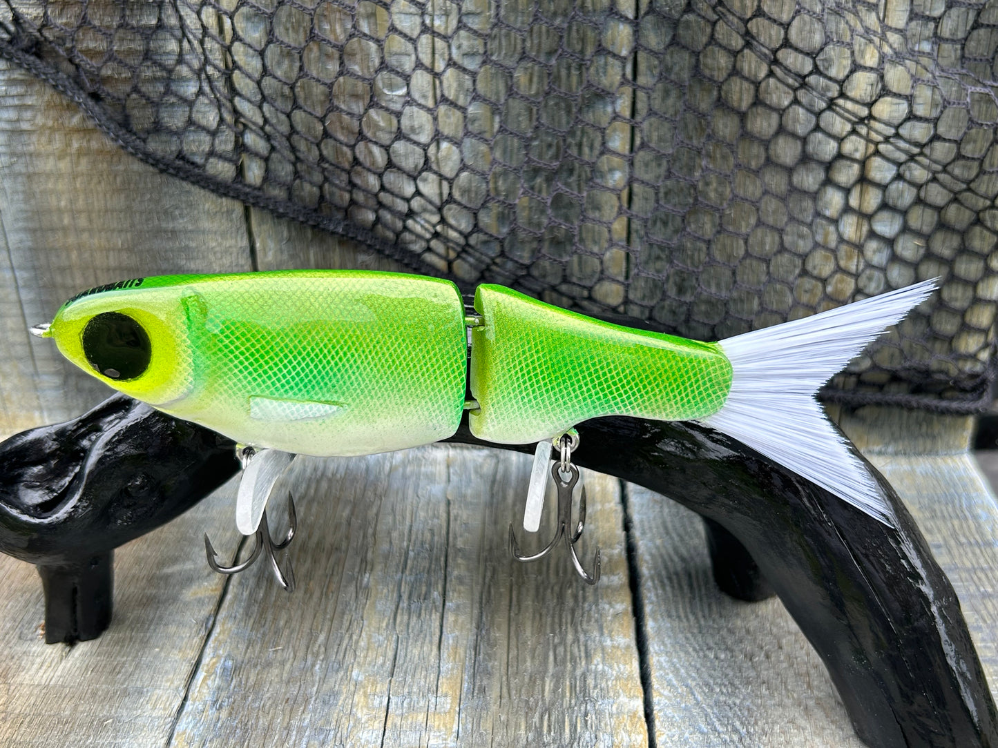 SOARDBAITS 7.5” SB SHAD SLIM RESIN GLIDE BAIT! 2.0 oz slow sink!