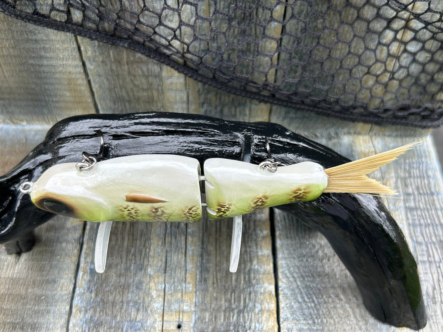 SOARDBAITS 6.75” SB SHAD MINI RESIN GLIDE BAIT! 1.9 oz slow sink!