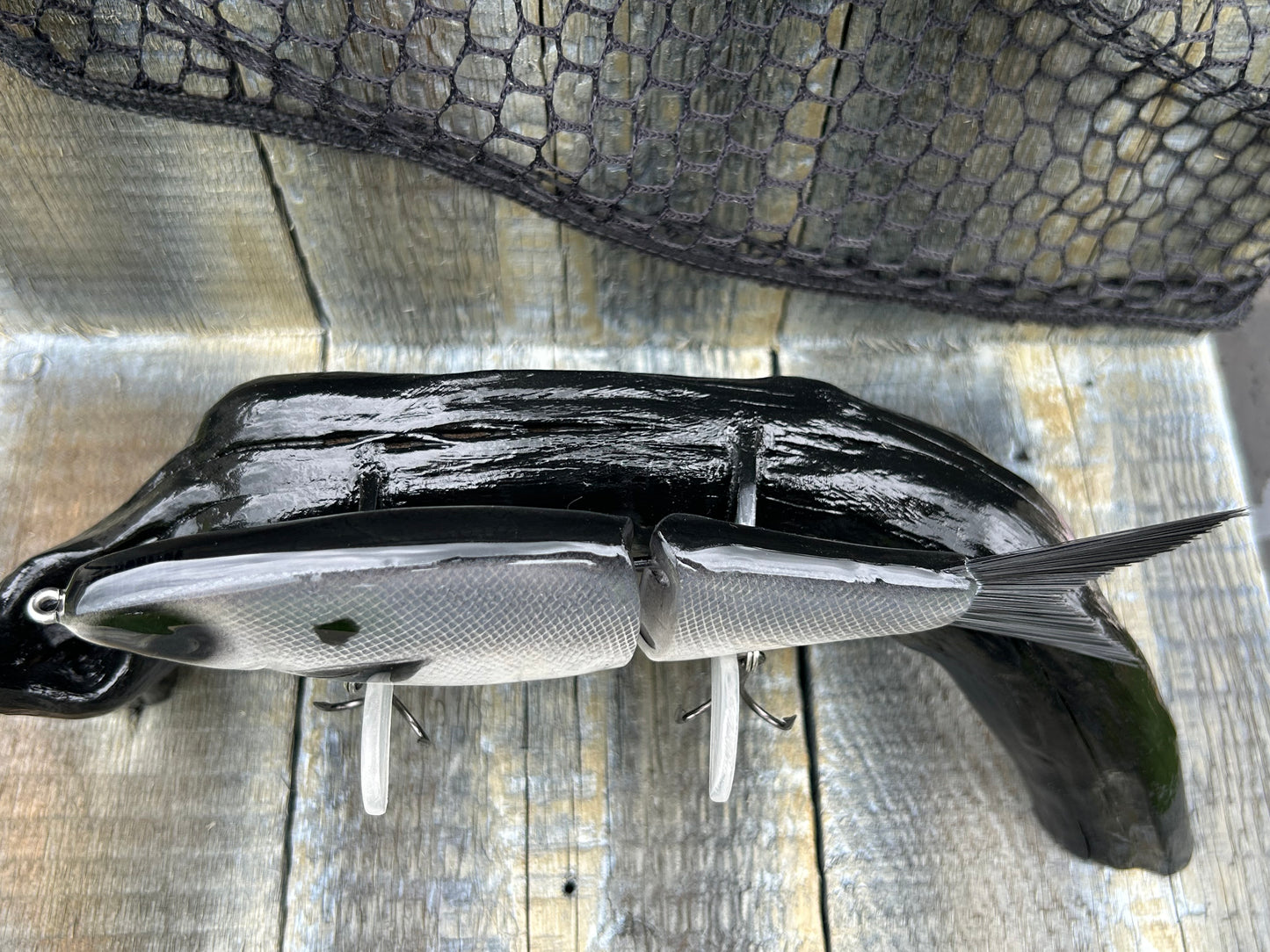 SOARDBAITS 7” SB SHAD RESIN GLIDE BAIT! 2.5 oz slow/medium sink!