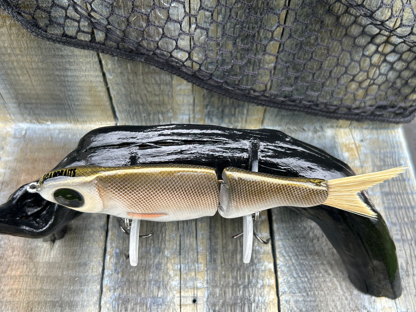 SOARDBAITS 7.5” SB SHAD SLIM RESIN GLIDE BAIT! 2.0 oz slow sink!