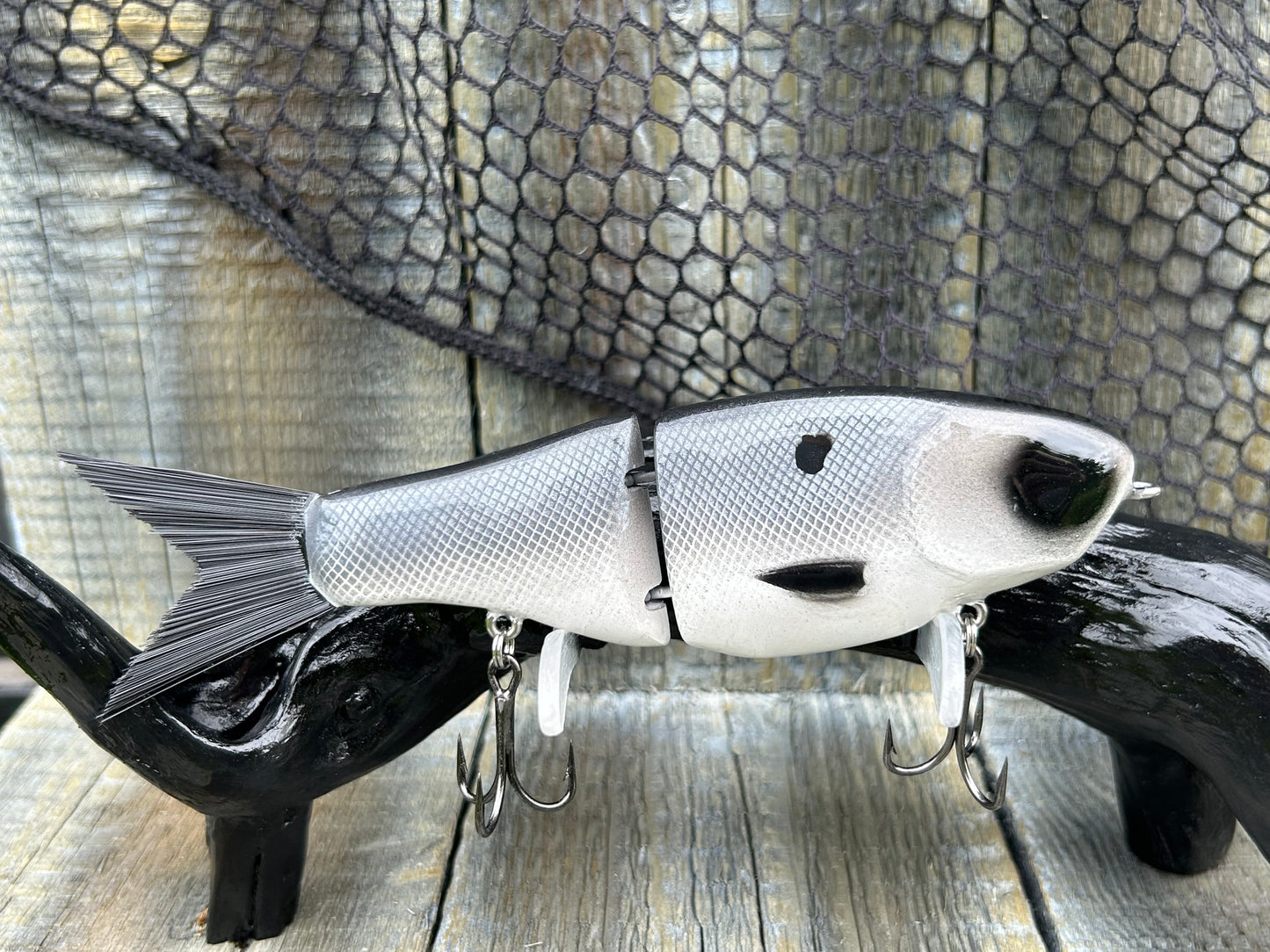 SOARDBAITS 6.75” SB SHAD MINI RESIN GLIDE BAIT! 1.9 oz slow sink!