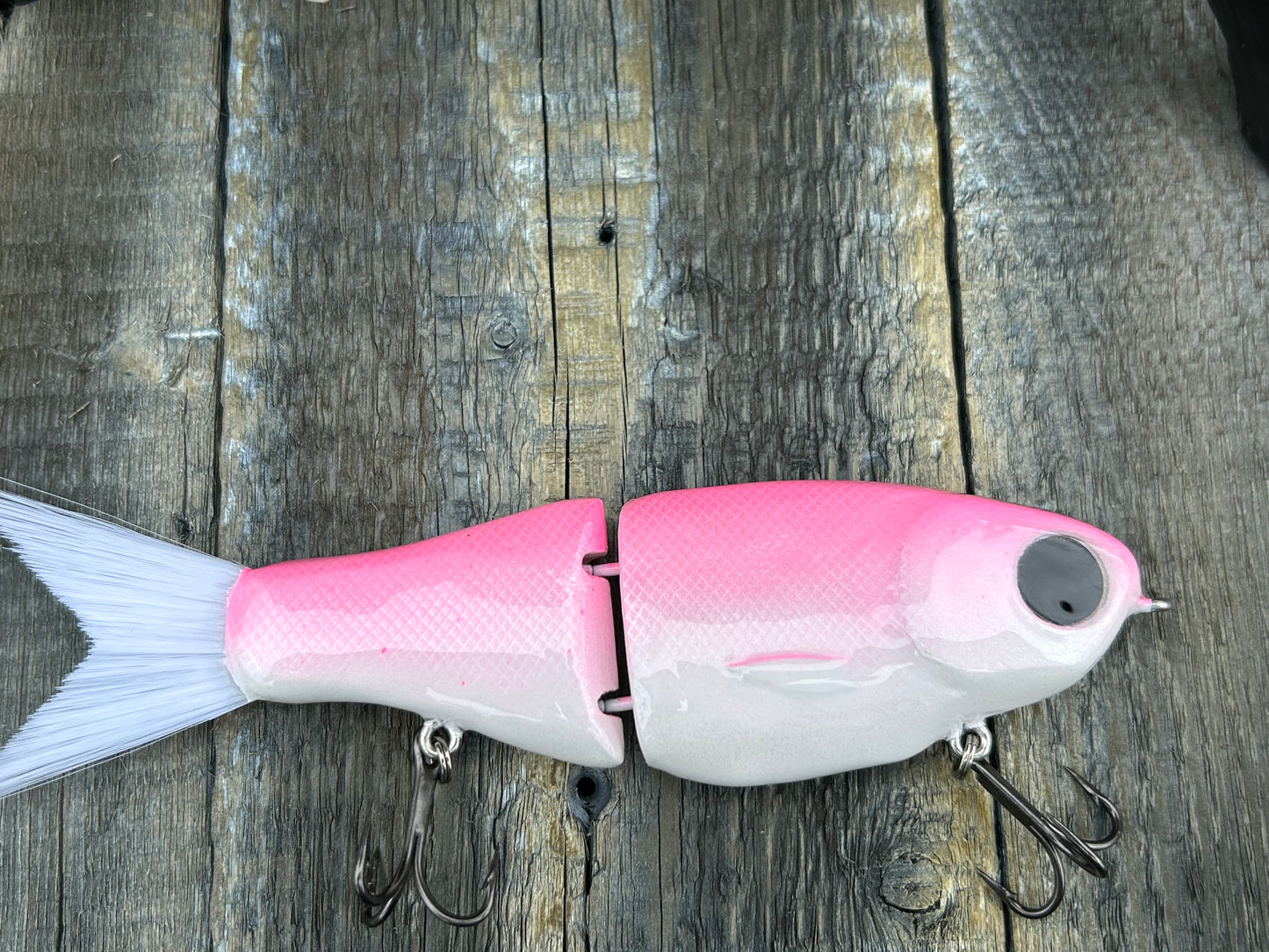 SOARDBAITS 6.75” SB SHAD MINI RESIN GLIDE BAIT! 1.9 oz slow sink!