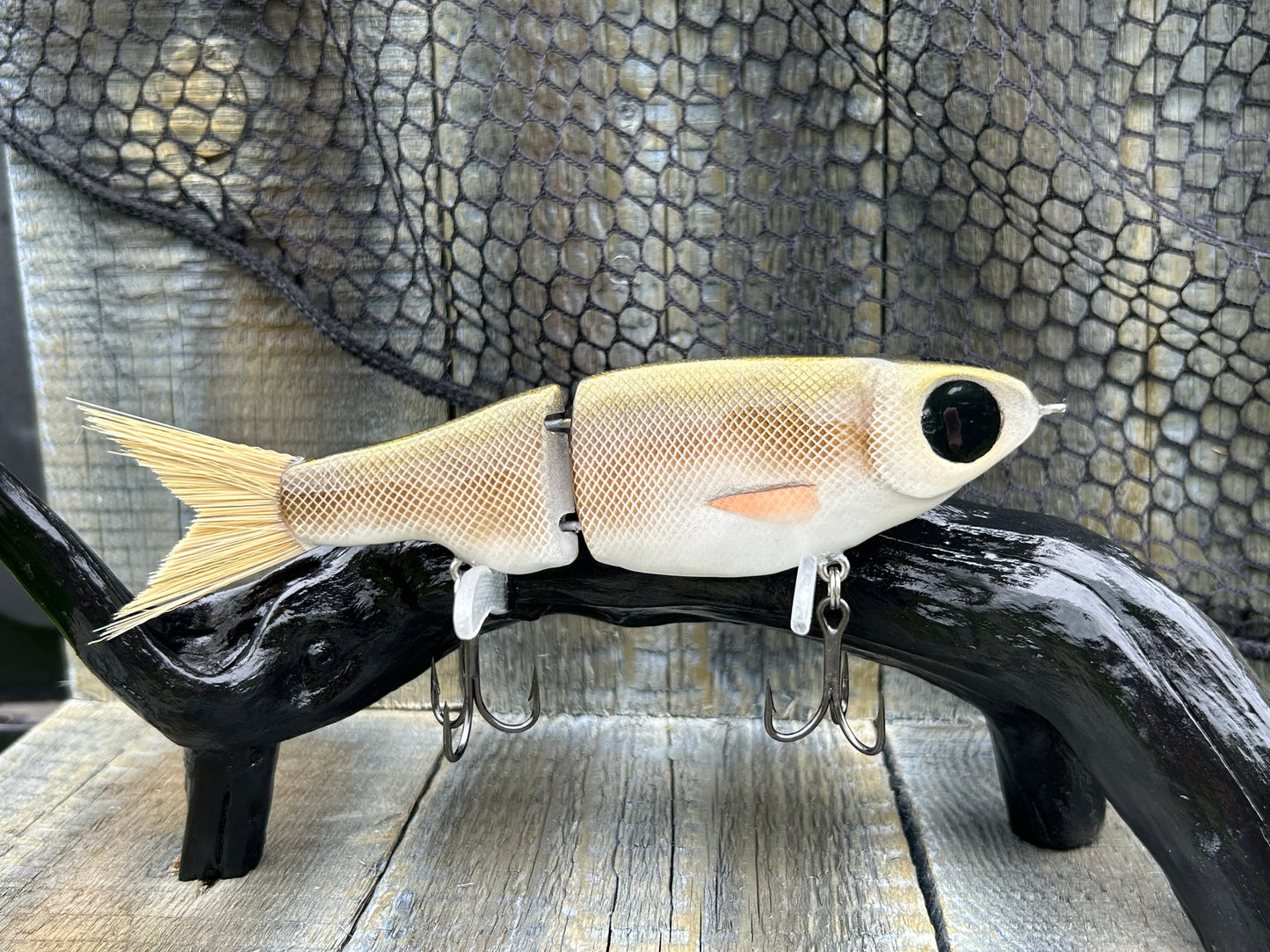 SOARDBAITS 7.5” SB SHAD SLIM RESIN GLIDE BAIT! 2.0 oz slow sink!