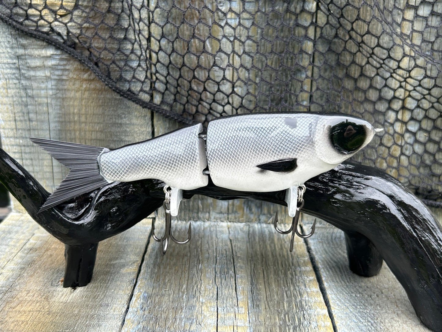 SOARDBAITS 7.5” SB SHAD SLIM RESIN GLIDE BAIT! 2.0 oz slow sink!