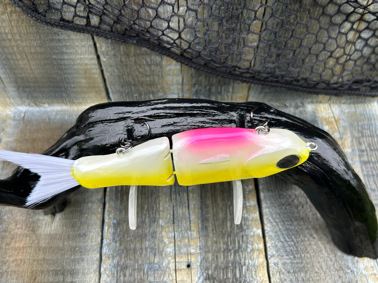 SOARDBAITS 6.75” SB SHAD MINI RESIN GLIDE BAIT! 1.9 oz slow sink!