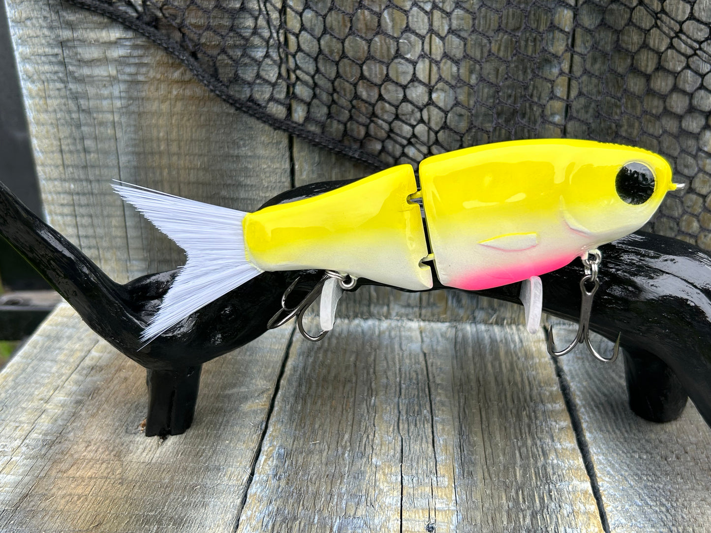 SOARDBAITS 6.75” SB SHAD MINI RESIN GLIDE BAIT! 1.9 oz slow sink!