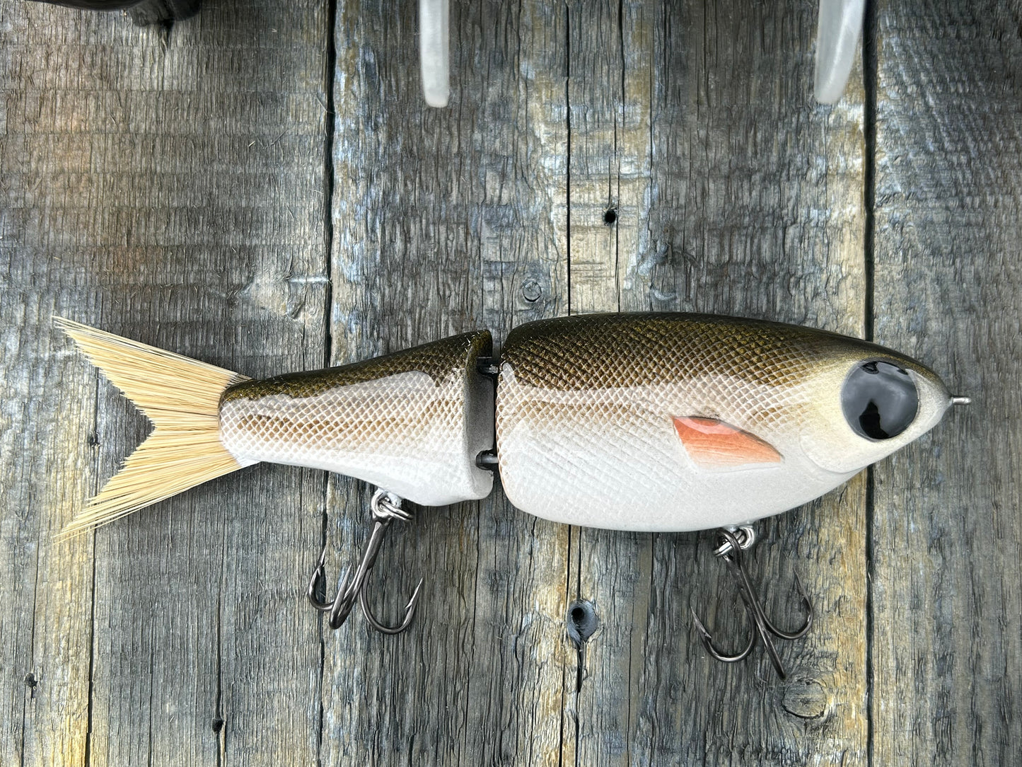 SOARDBAITS 7” SB SHAD RESIN GLIDE BAIT! 2.5 oz slow/medium sink!