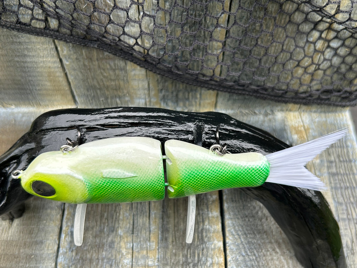 SOARDBAITS 6.75” SB SHAD MINI RESIN GLIDE BAIT! 1.9 oz slow sink!