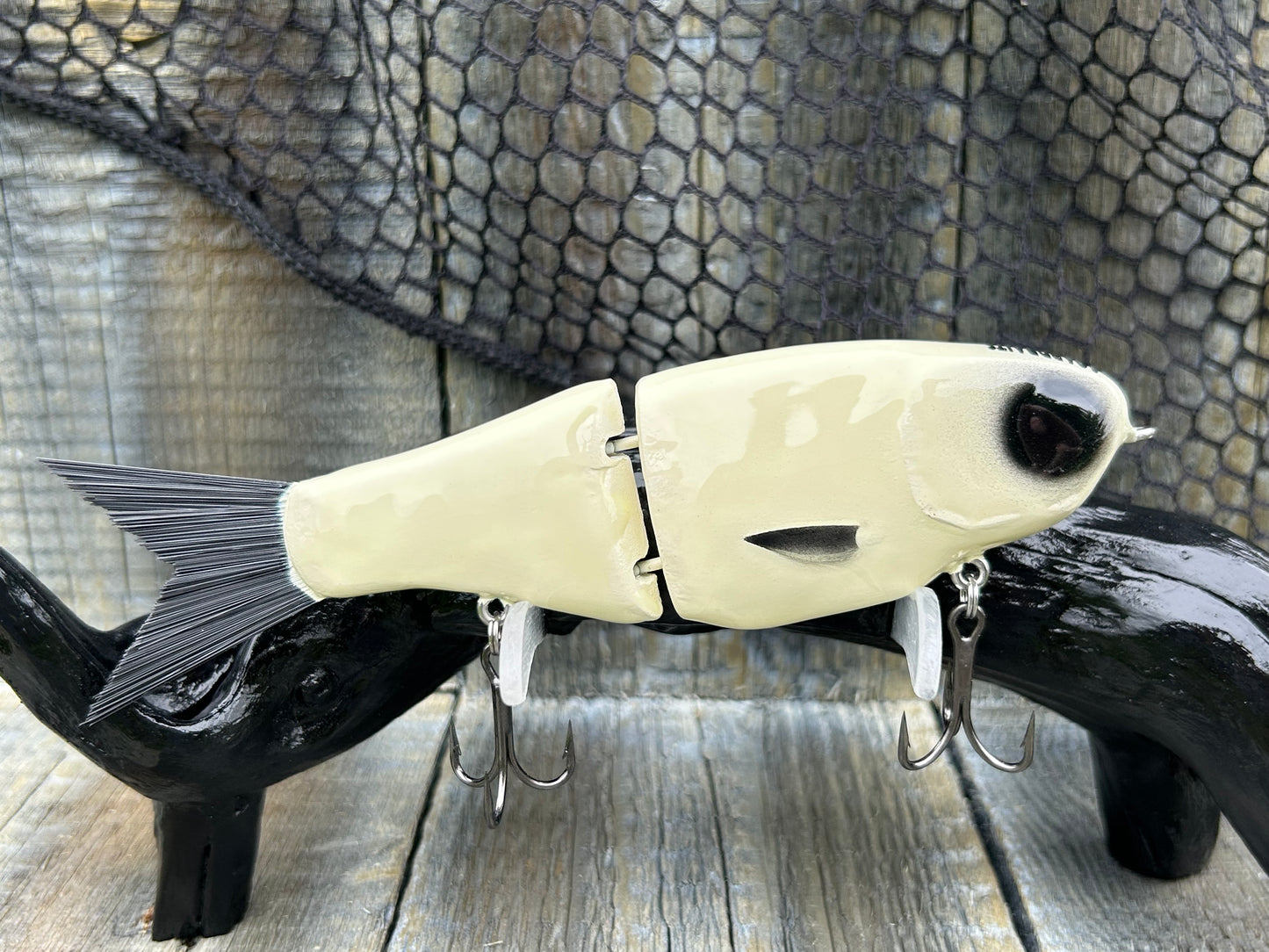 SOARDBAITS 6.75” SB SHAD MINI RESIN GLIDE BAIT! 1.9 oz slow sink!