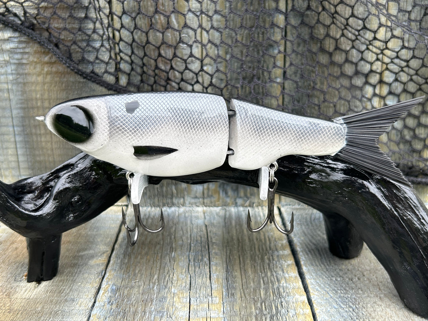 SOARDBAITS 7.5” SB SHAD SLIM RESIN GLIDE BAIT! 2.0 oz slow sink!