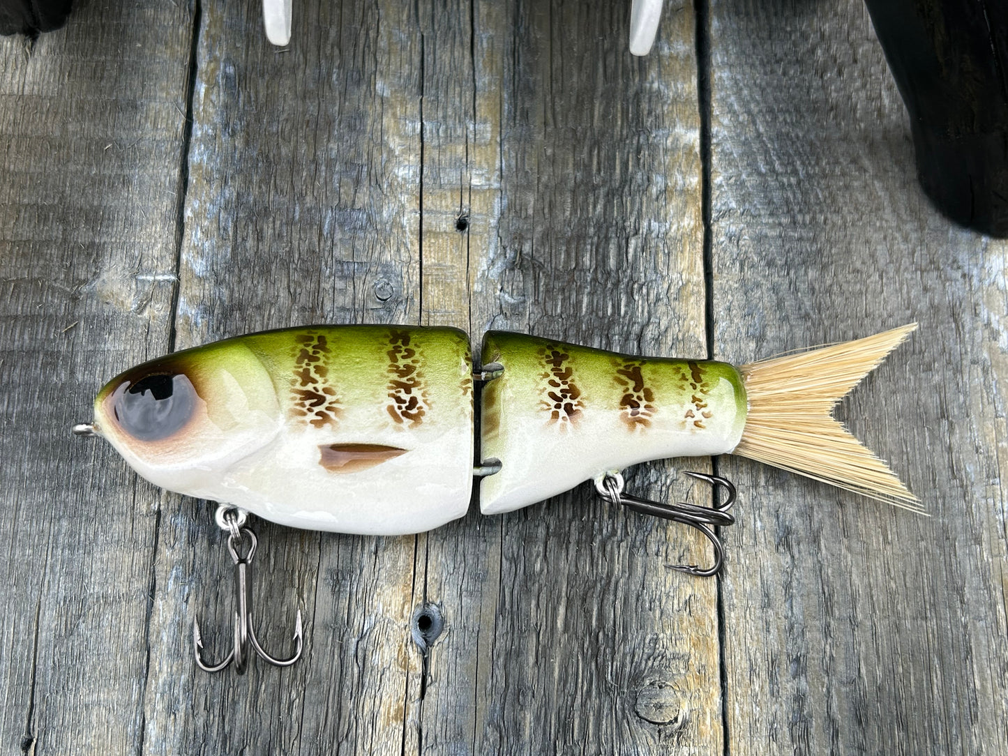 SOARDBAITS 6.75” SB SHAD MINI RESIN GLIDE BAIT! 1.9 oz slow sink!