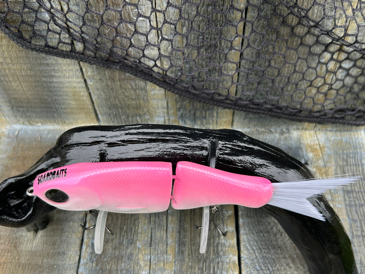 SOARDBAITS 6.75” SB SHAD MINI RESIN GLIDE BAIT! 1.9 oz slow sink!
