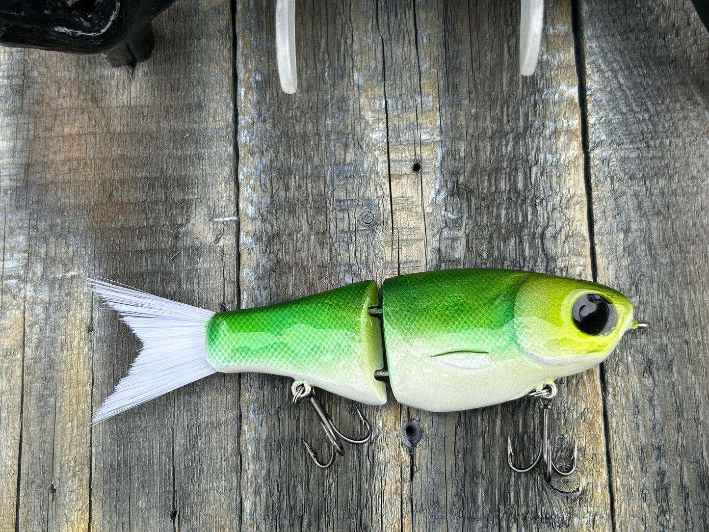 SOARDBAITS 6.75” SB SHAD MINI RESIN GLIDE BAIT! 1.9 oz slow sink!