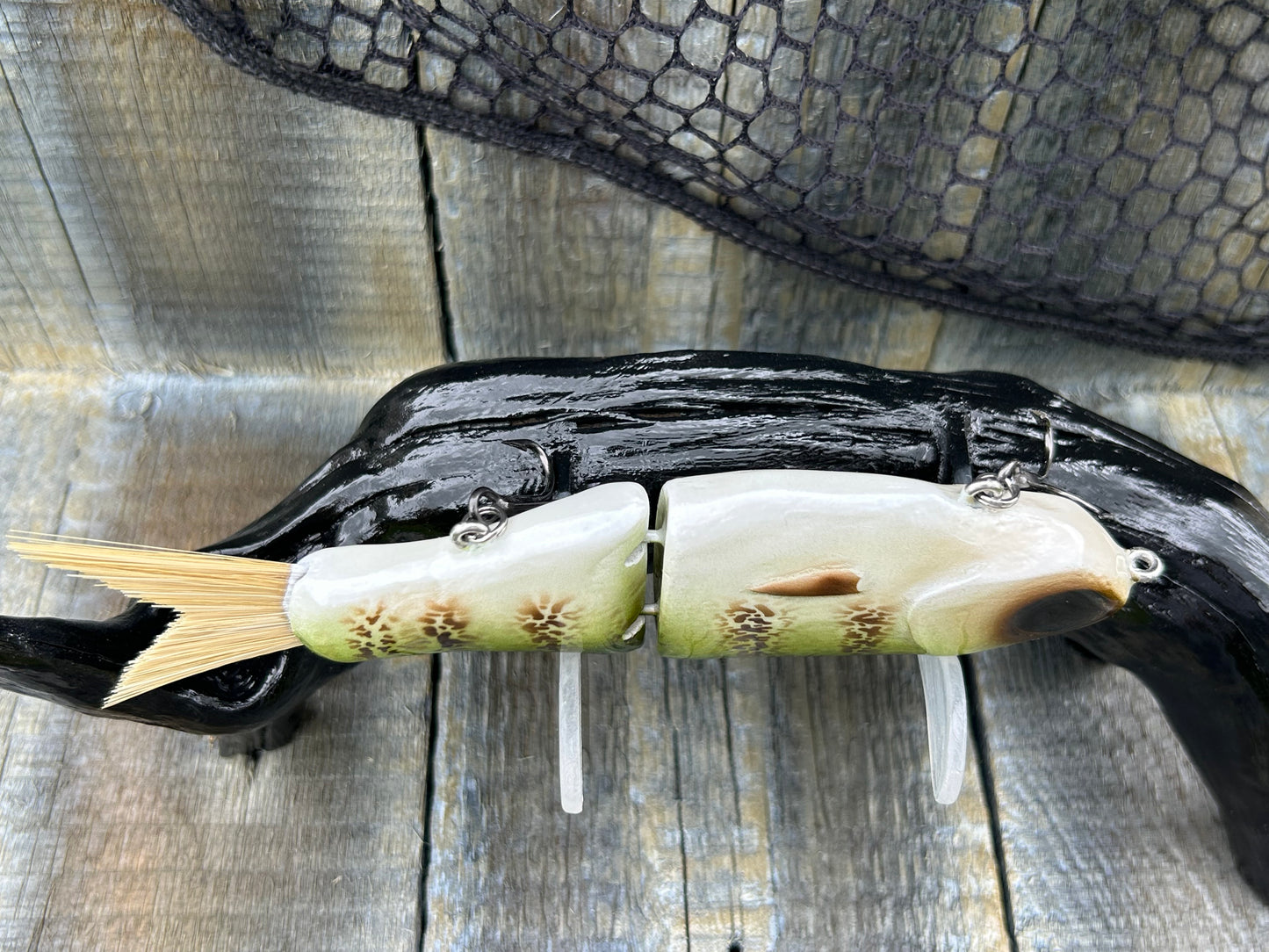 SOARDBAITS 6.75” SB SHAD MINI RESIN GLIDE BAIT! 1.9 oz slow sink!