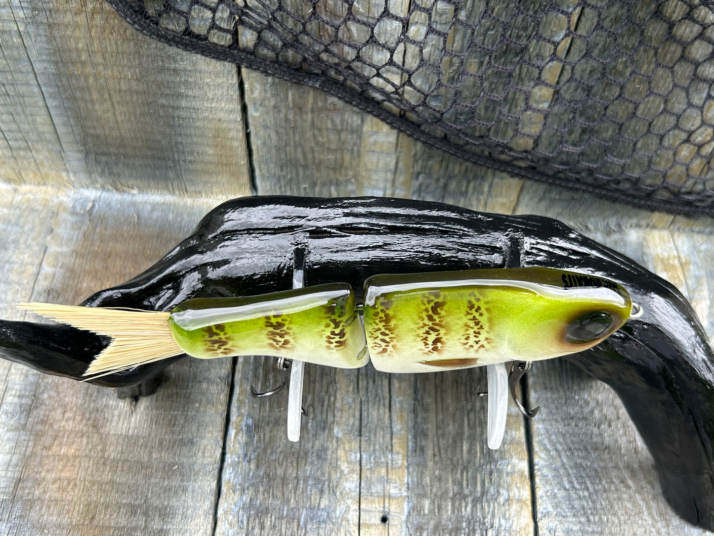 SOARDBAITS 6.75” SB SHAD MINI RESIN GLIDE BAIT! 1.9 oz slow sink!