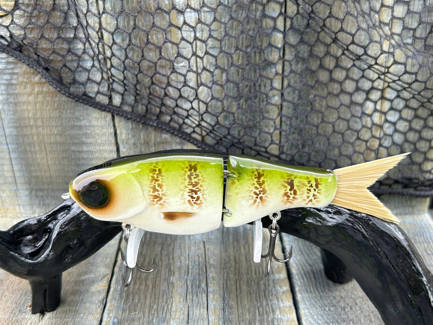 SOARDBAITS 6.75” SB SHAD MINI RESIN GLIDE BAIT! 1.9 oz slow sink!