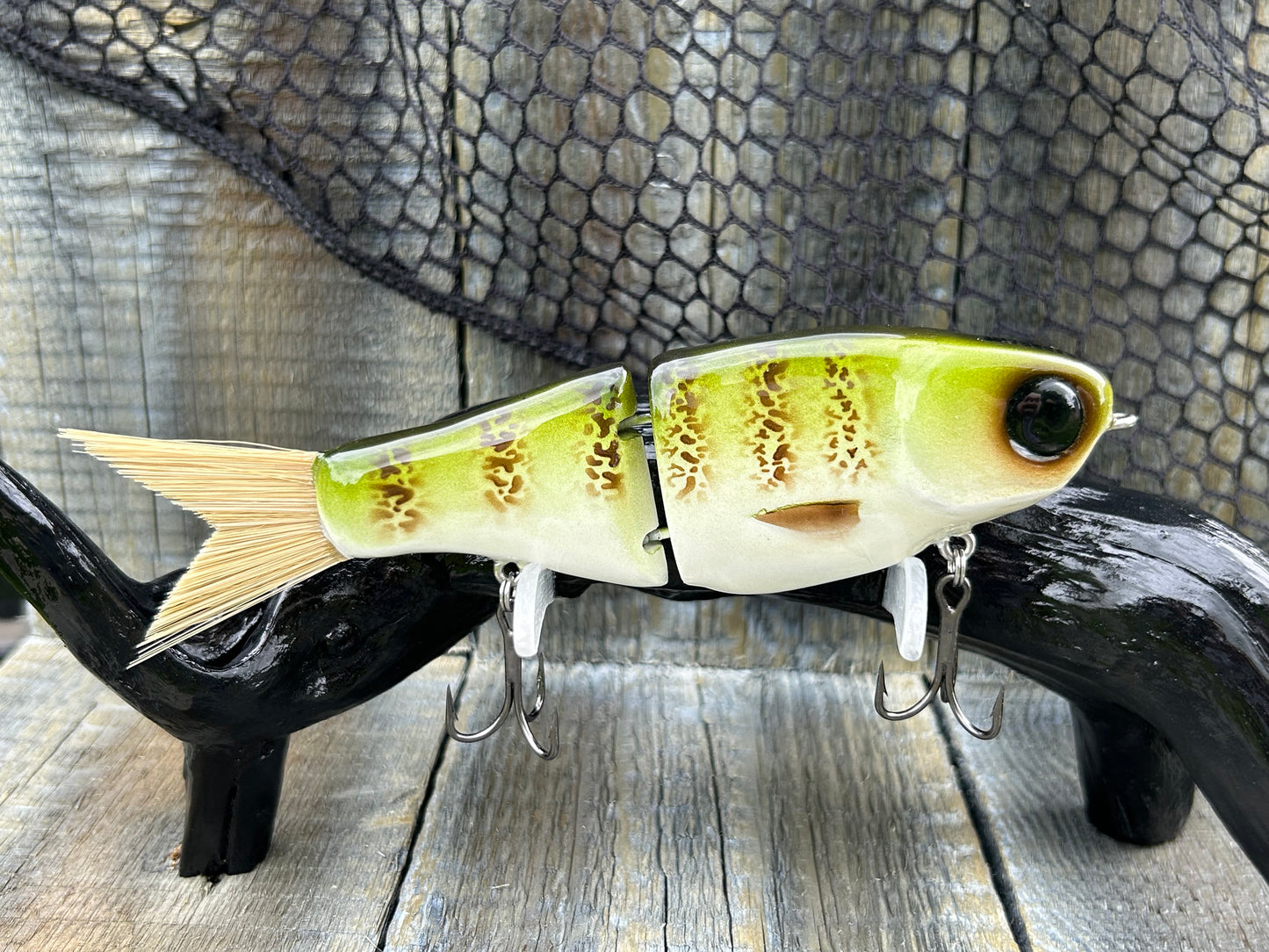 SOARDBAITS 6.75” SB SHAD MINI RESIN GLIDE BAIT! 1.9 oz slow sink!