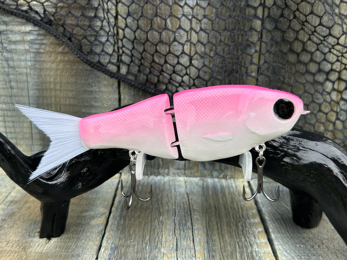 SOARDBAITS 6.75” SB SHAD MINI RESIN GLIDE BAIT! 1.9 oz slow sink!