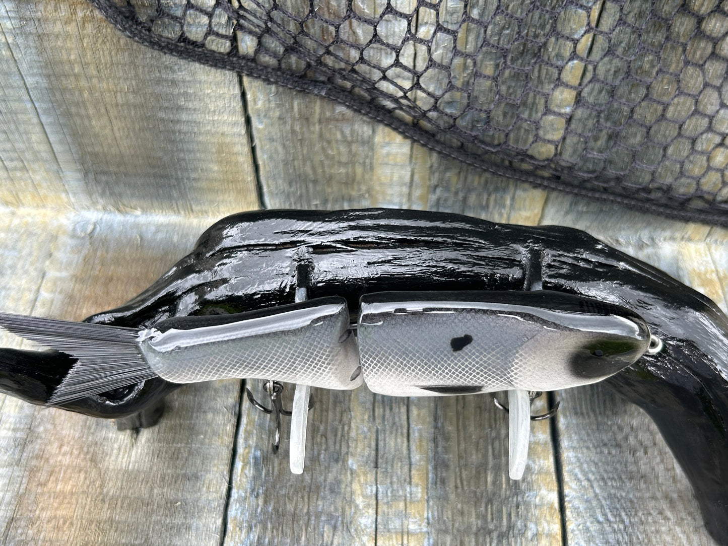 SOARDBAITS 6.75” SB SHAD MINI RESIN GLIDE BAIT! 1.9 oz slow sink!