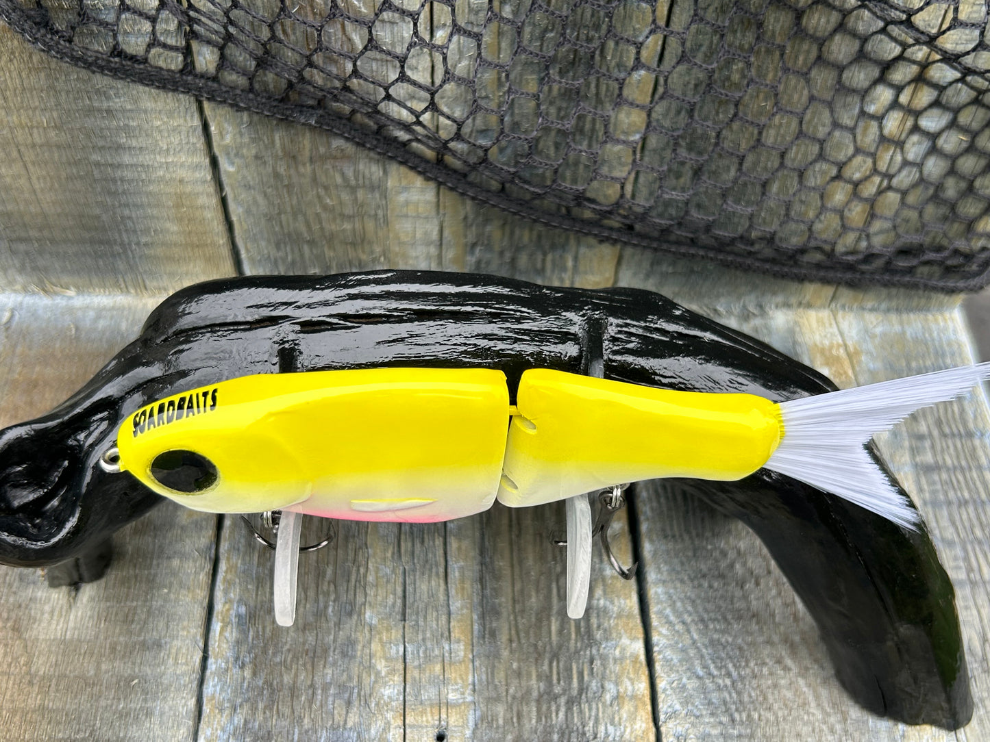 SOARDBAITS 6.75” SB SHAD MINI RESIN GLIDE BAIT! 1.9 oz slow sink!