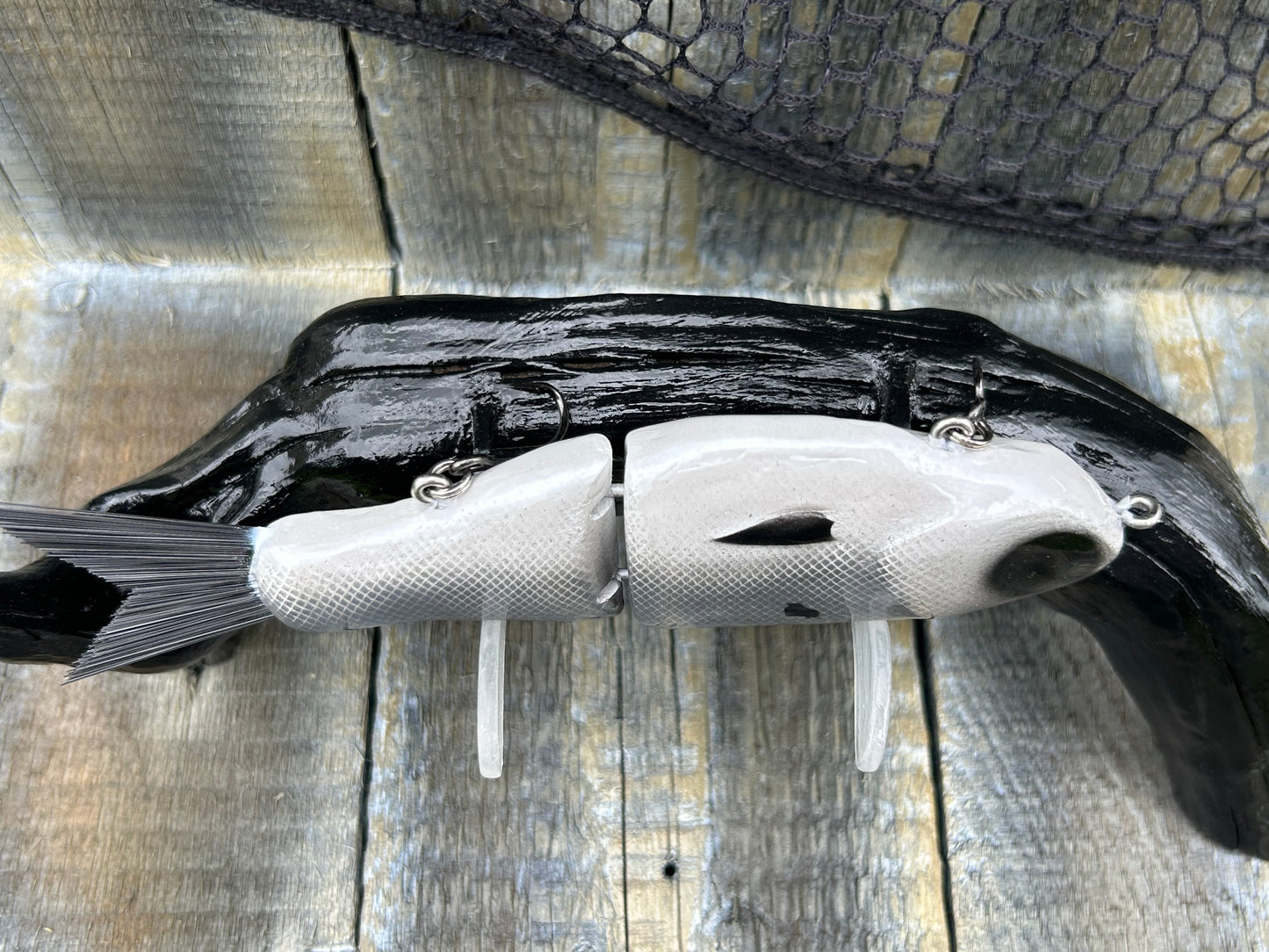 SOARDBAITS 6.75” SB SHAD MINI RESIN GLIDE BAIT! 1.9 oz slow sink!
