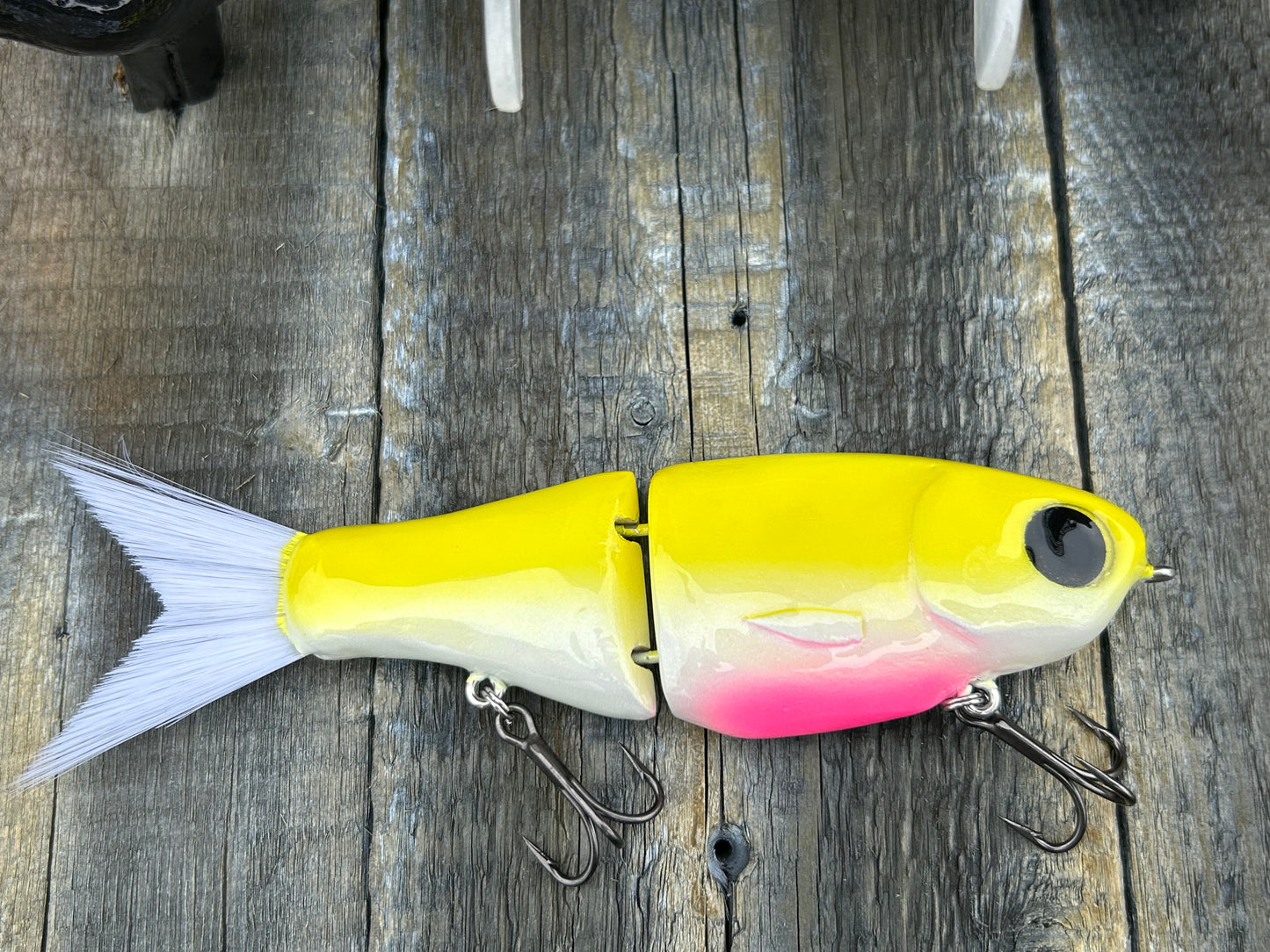 SOARDBAITS 6.75” SB SHAD MINI RESIN GLIDE BAIT! 1.9 oz slow sink!