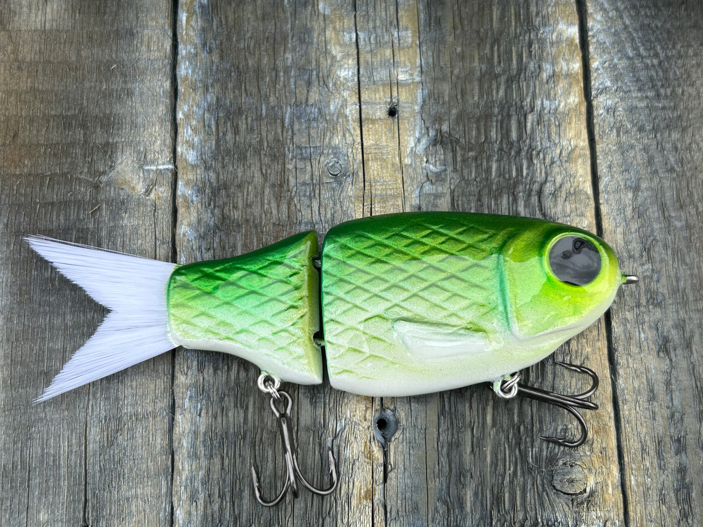 SOARDBAITS 6” SB HATCH RESIN GLIDE BAIT! 1.9 oz slow sink!