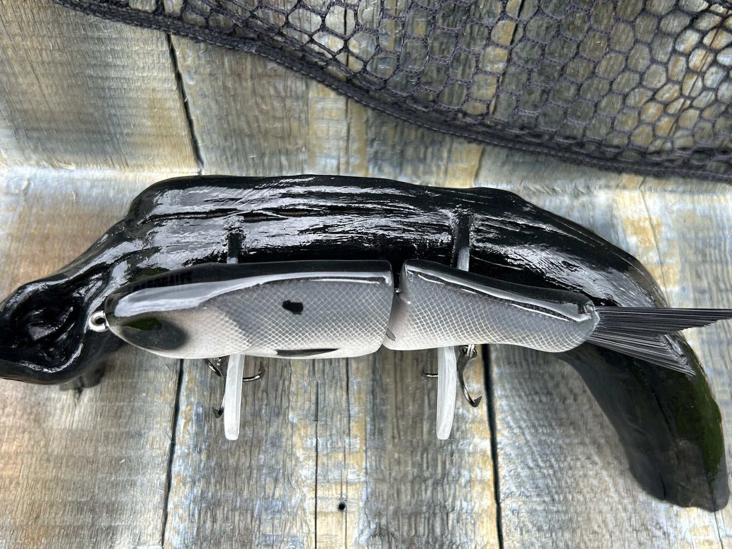 SOARDBAITS 6.75” SB SHAD MINI RESIN GLIDE BAIT! 1.9 oz slow sink!