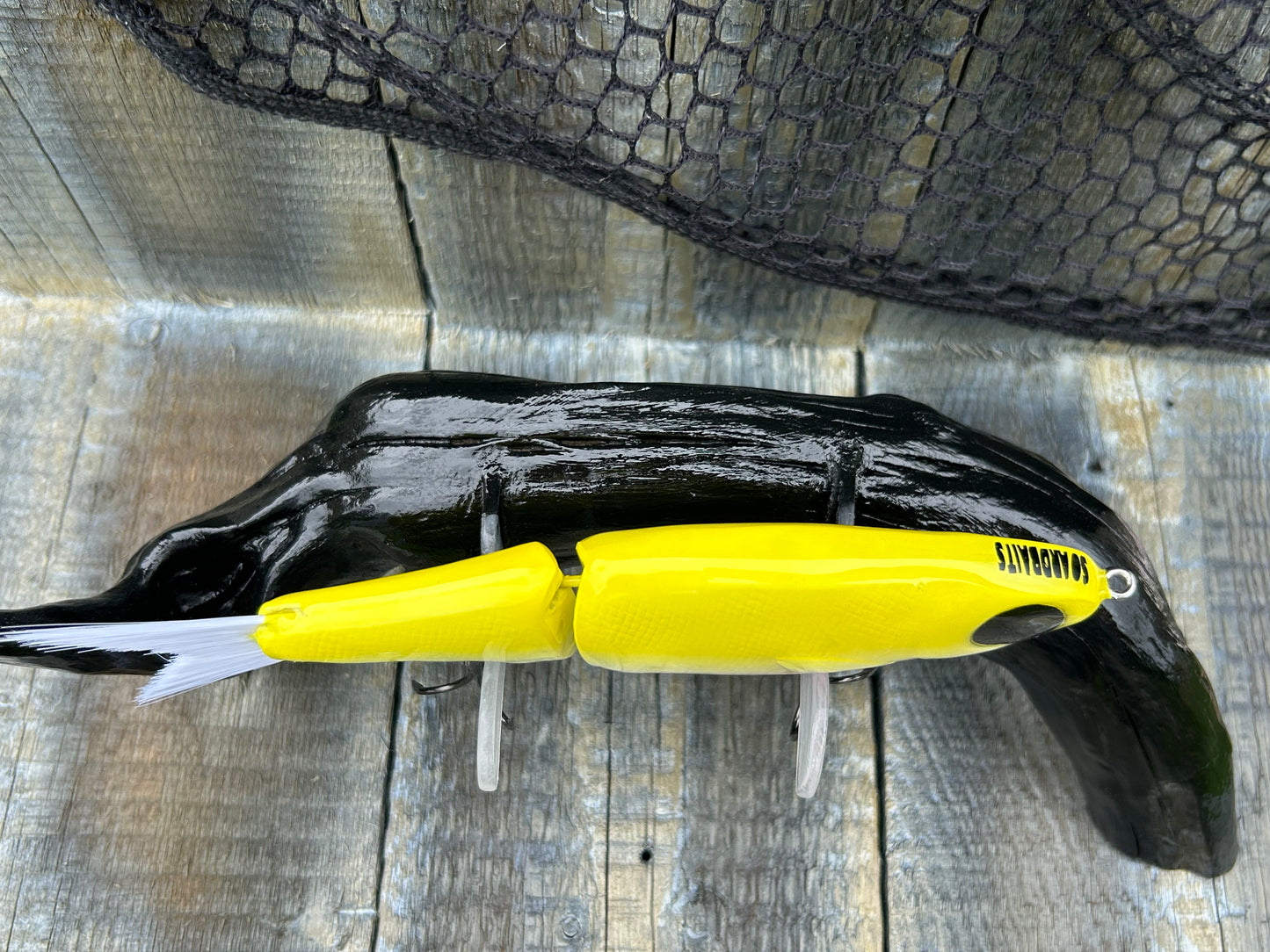 SOARDBAITS 7” SB SHAD RESIN GLIDE BAIT! 2.5 oz slow/medium sink!