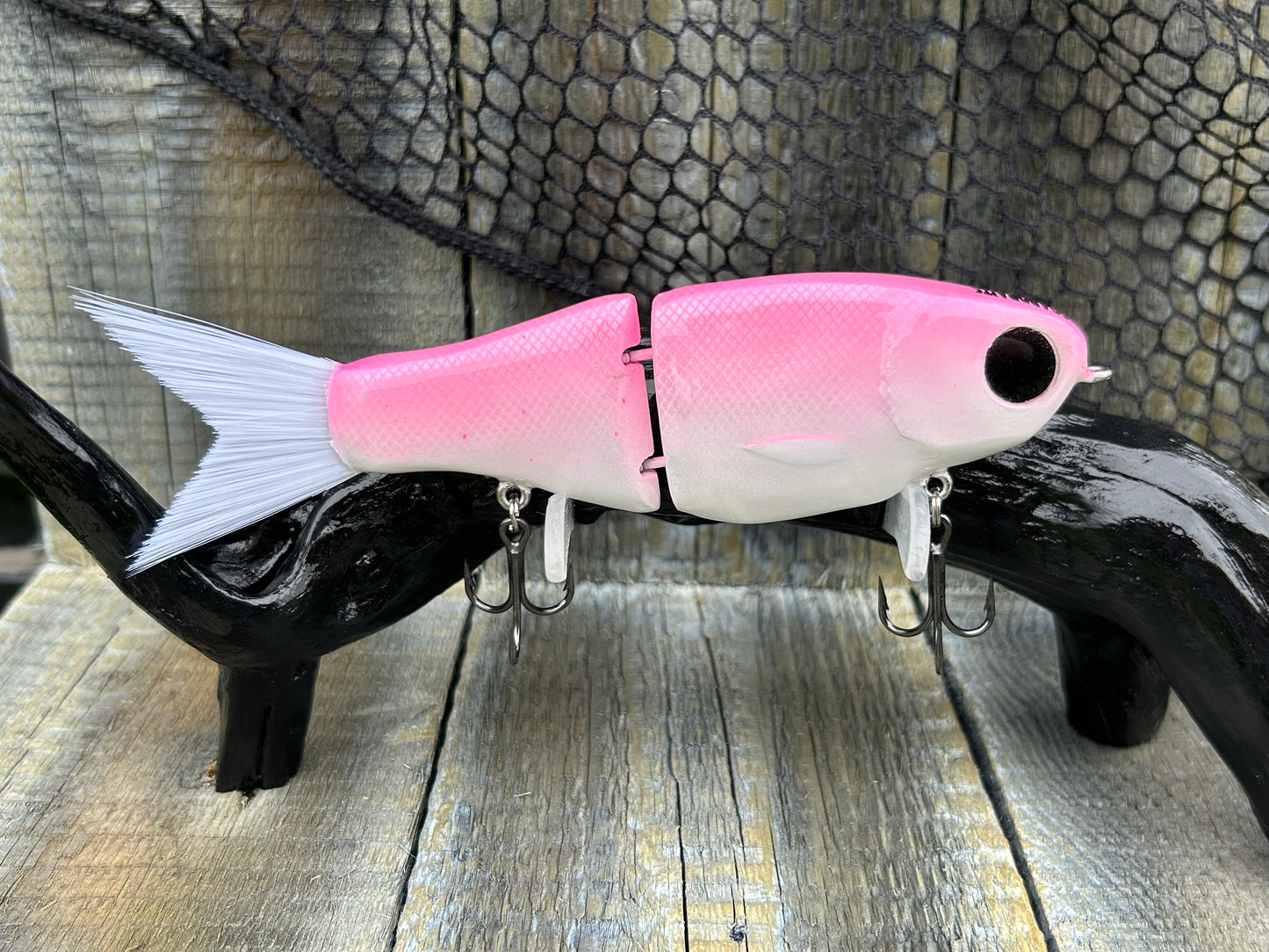 SOARDBAITS 6.75” SB SHAD MINI RESIN GLIDE BAIT! 1.9 oz slow sink!