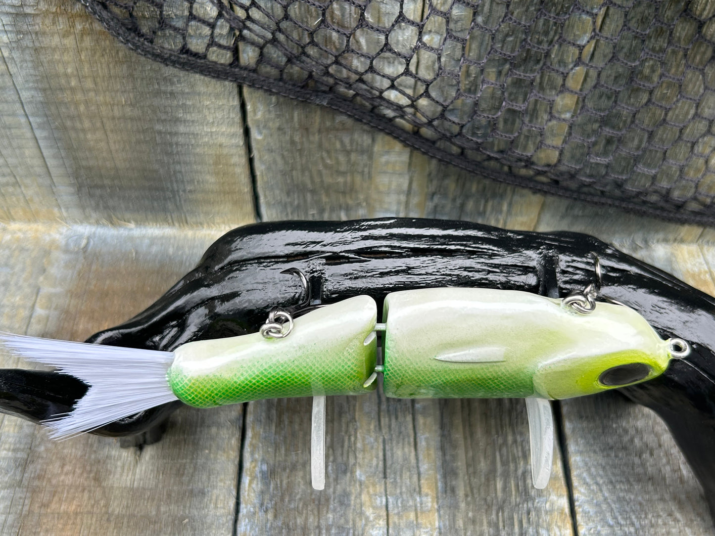 SOARDBAITS 6.75” SB SHAD MINI RESIN GLIDE BAIT! 1.9 oz slow sink!