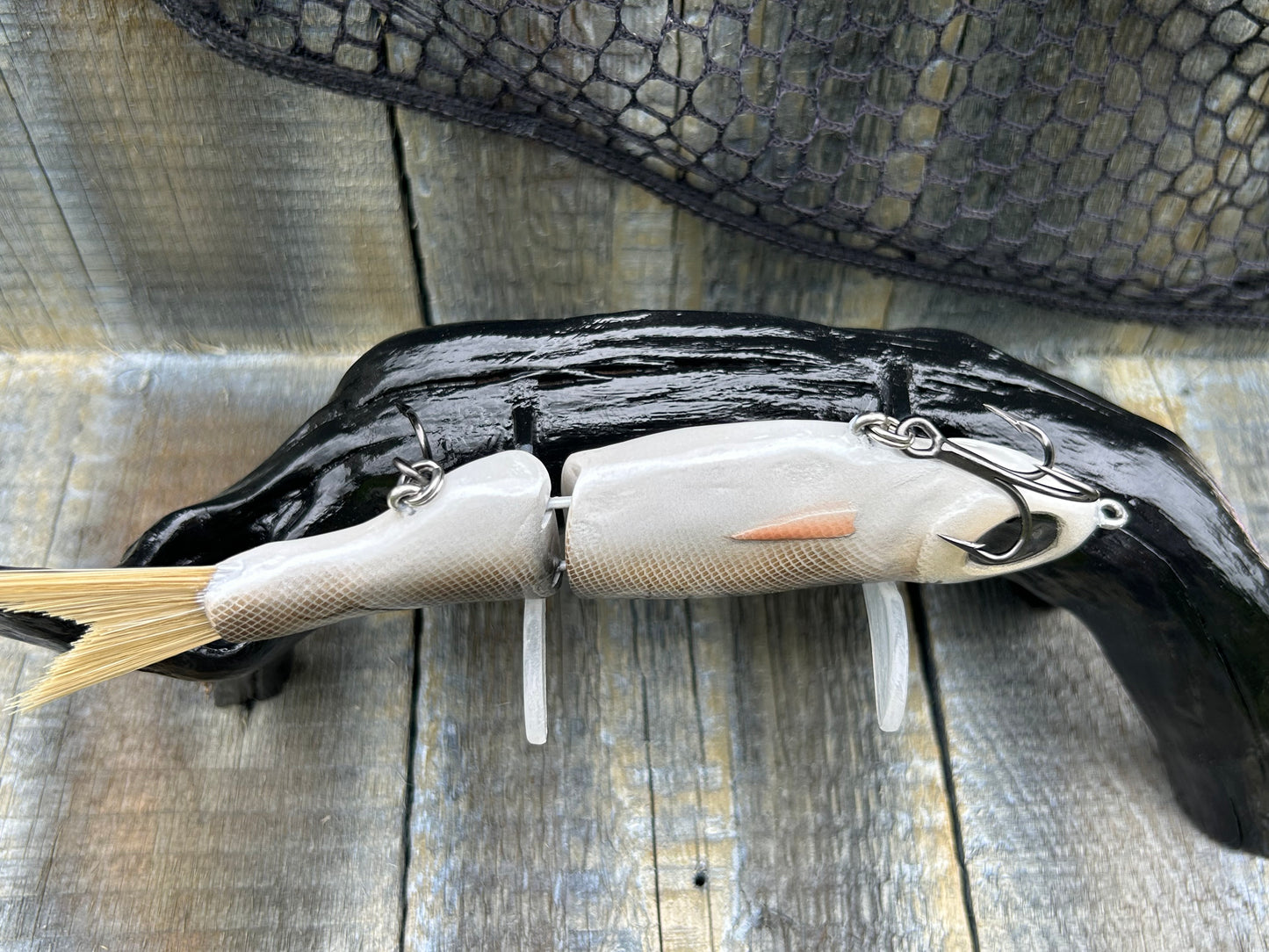 SOARDBAITS 7.5” SB SHAD SLIM RESIN GLIDE BAIT! 2.0 oz slow sink!