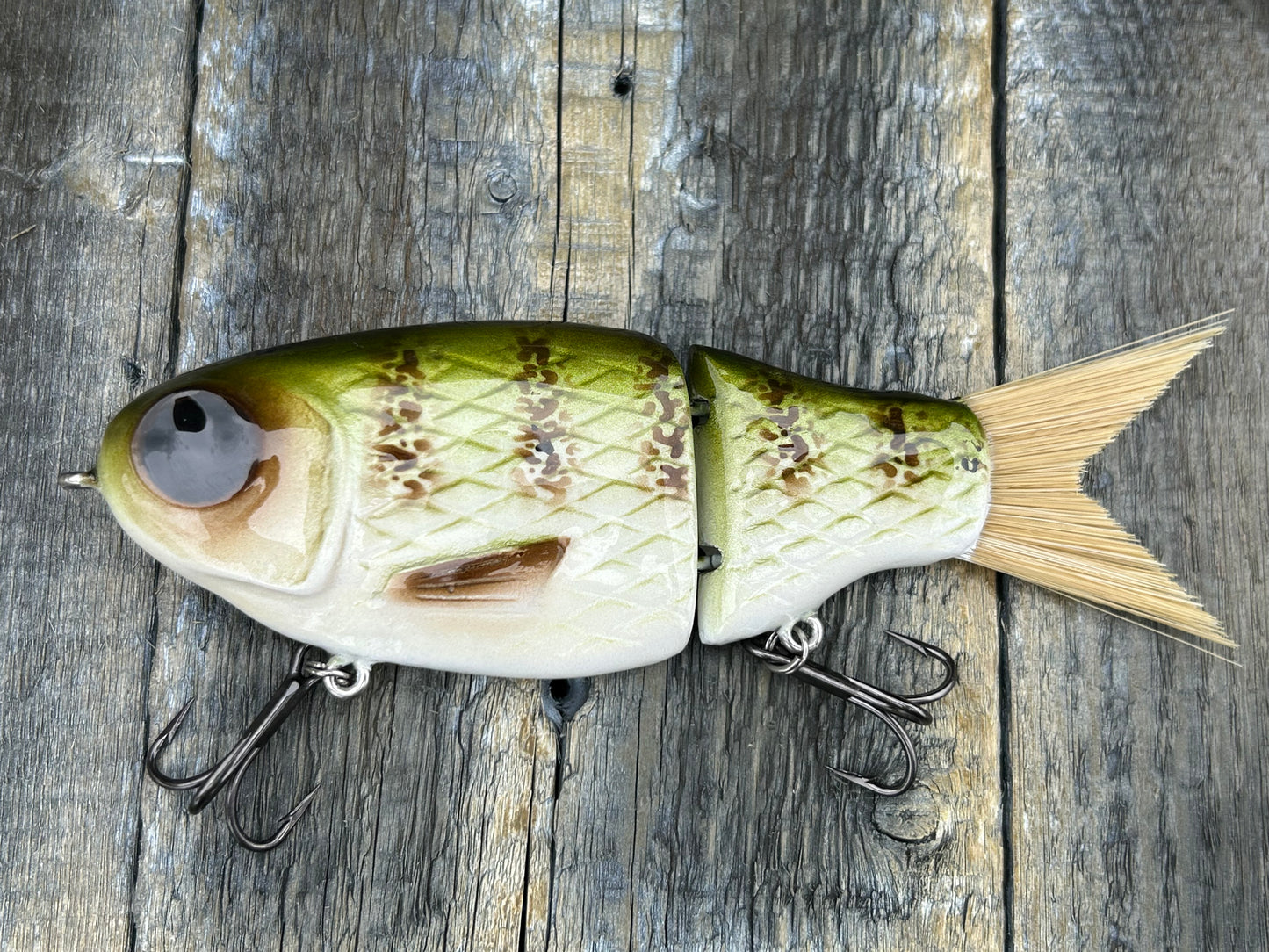 SOARDBAITS 6” SB HATCH RESIN GLIDE BAIT! 1.9 oz slow sink!