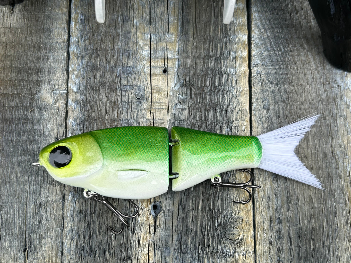 SOARDBAITS 6.75” SB SHAD MINI RESIN GLIDE BAIT! 1.9 oz slow sink!