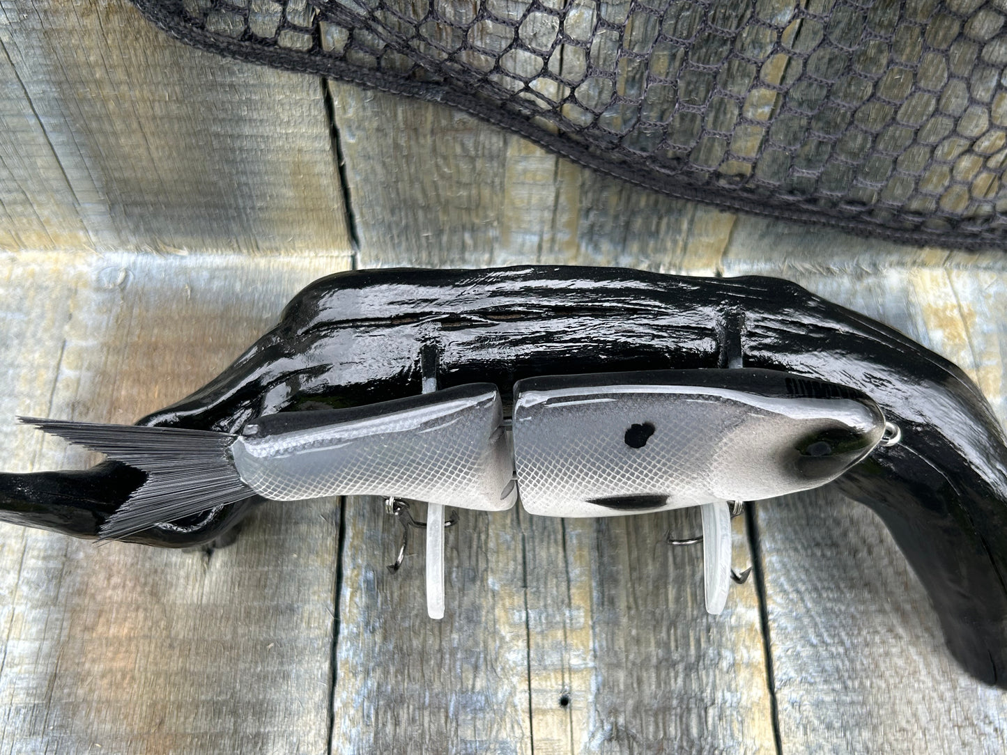 SOARDBAITS 6.75” SB SHAD MINI RESIN GLIDE BAIT! 1.9 oz slow sink!