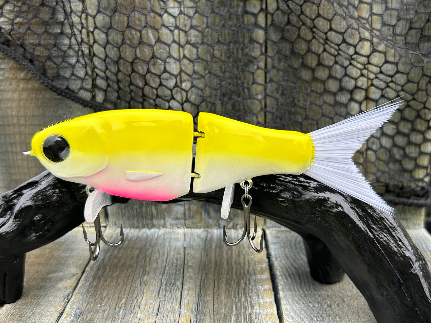 SOARDBAITS 6.75” SB SHAD MINI RESIN GLIDE BAIT! 1.9 oz slow sink!