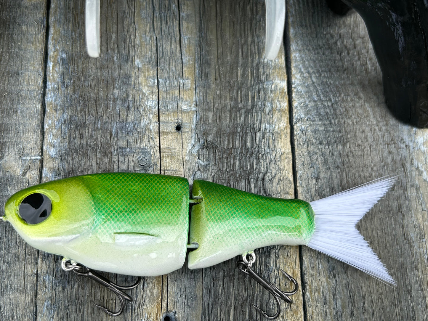 SOARDBAITS 6.75” SB SHAD MINI RESIN GLIDE BAIT! 1.9 oz slow sink!