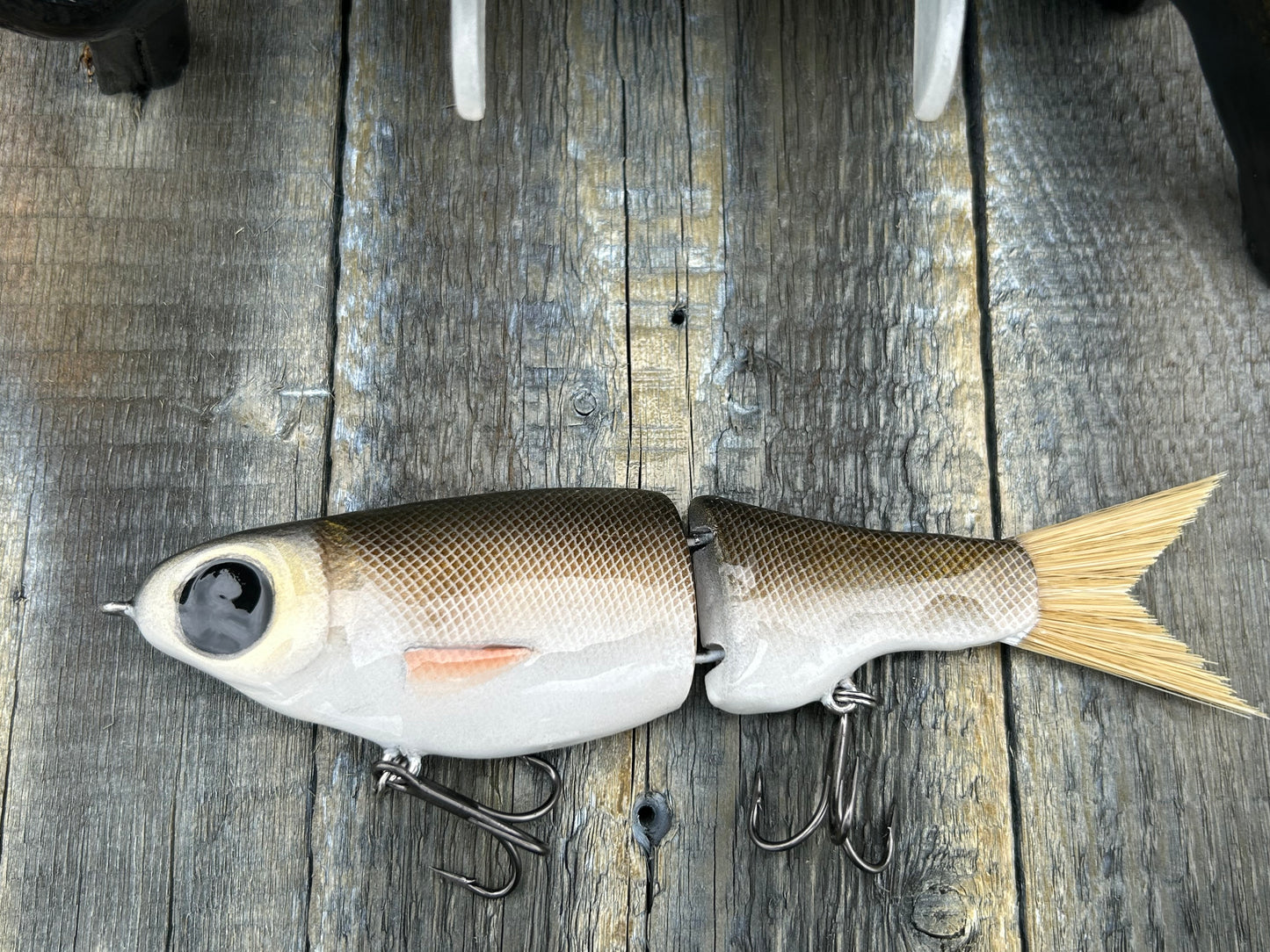 SOARDBAITS 7.5” SB SHAD SLIM RESIN GLIDE BAIT! 2.0 oz slow sink!