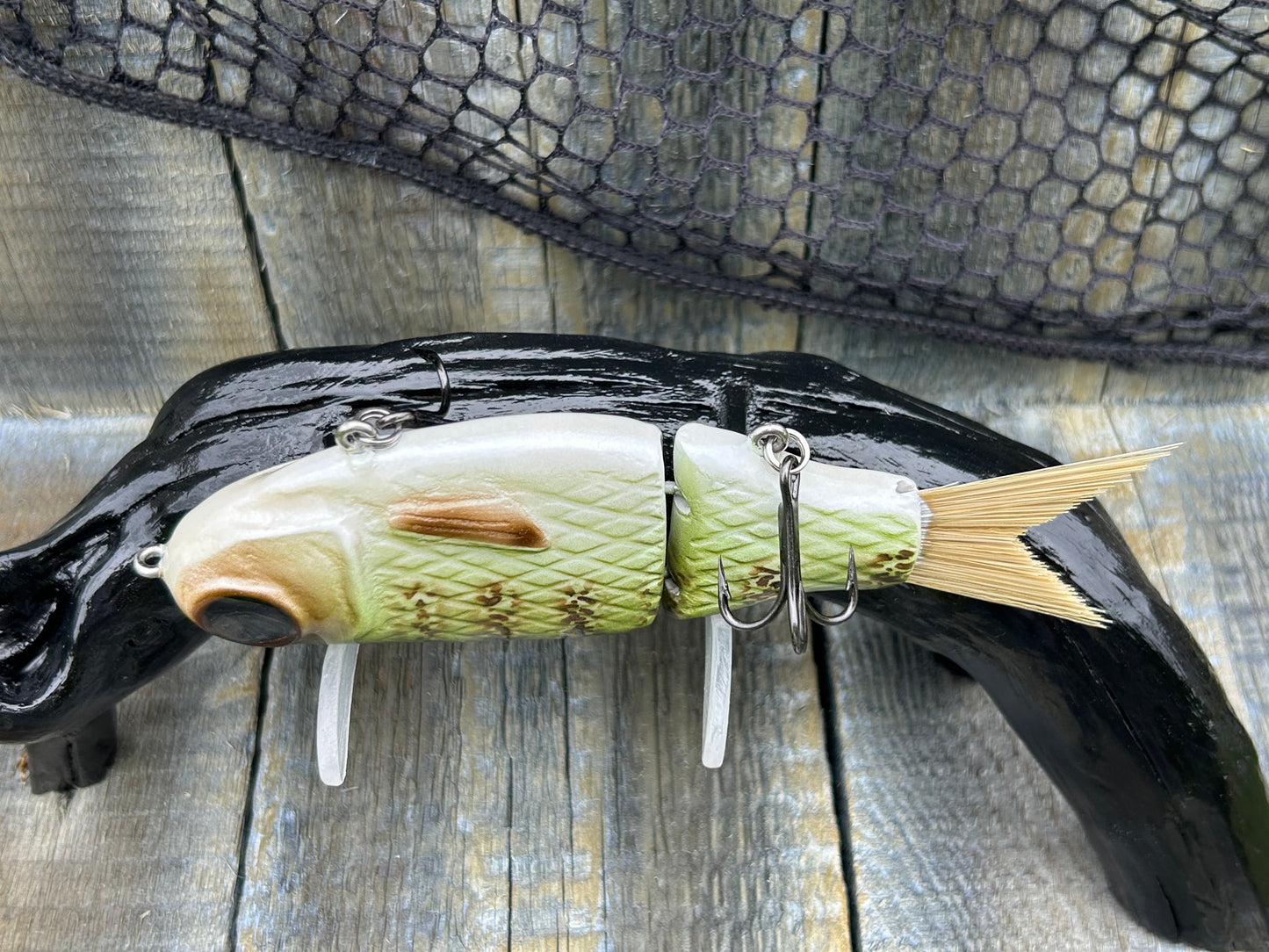 SOARDBAITS 6” SB HATCH RESIN GLIDE BAIT! 1.9 oz slow sink!