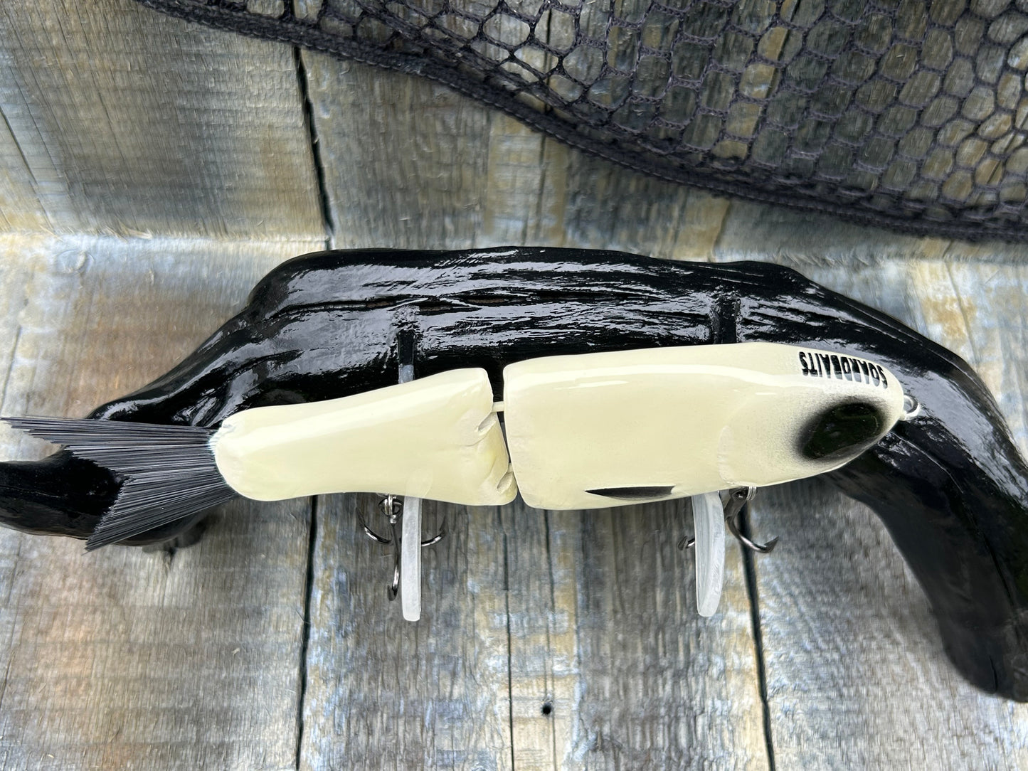 SOARDBAITS 6.75” SB SHAD MINI RESIN GLIDE BAIT! 1.9 oz slow sink!