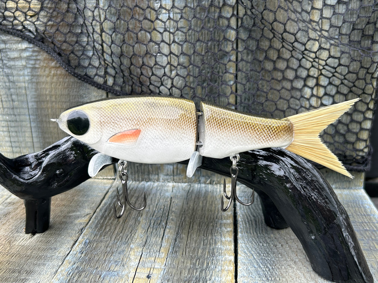 SOARDBAITS 7” SB SHAD RESIN GLIDE BAIT! 2.5 oz slow/medium sink!