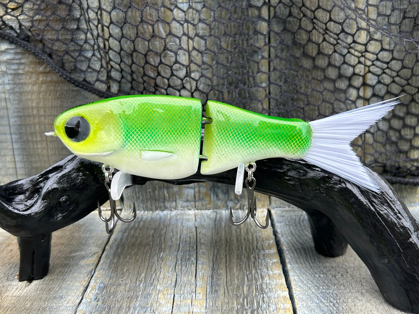 SOARDBAITS 6.75” SB SHAD MINI RESIN GLIDE BAIT! 1.9 oz slow sink!