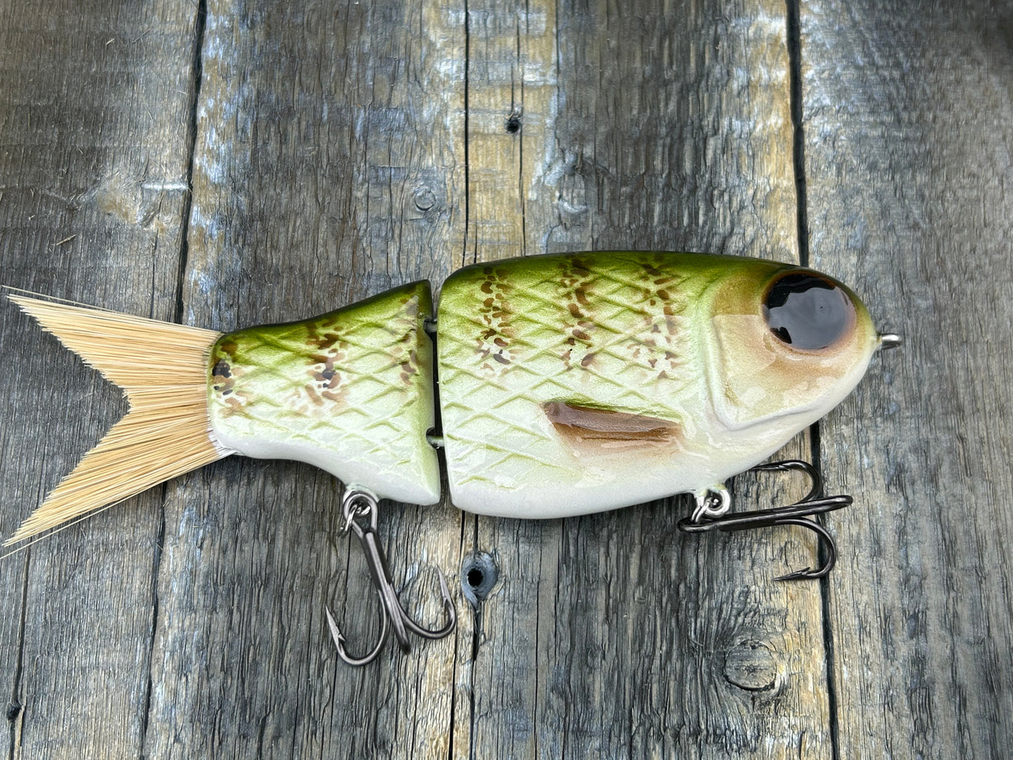 SOARDBAITS 6” SB HATCH RESIN GLIDE BAIT! 1.9 oz slow sink!